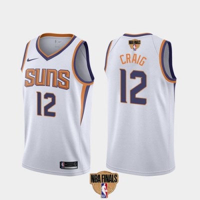 Nike Phoenix Suns #12 Torrey Craig Men's 2021 NBA Finals Bound Swingman Association Edition Jersey White Men's
